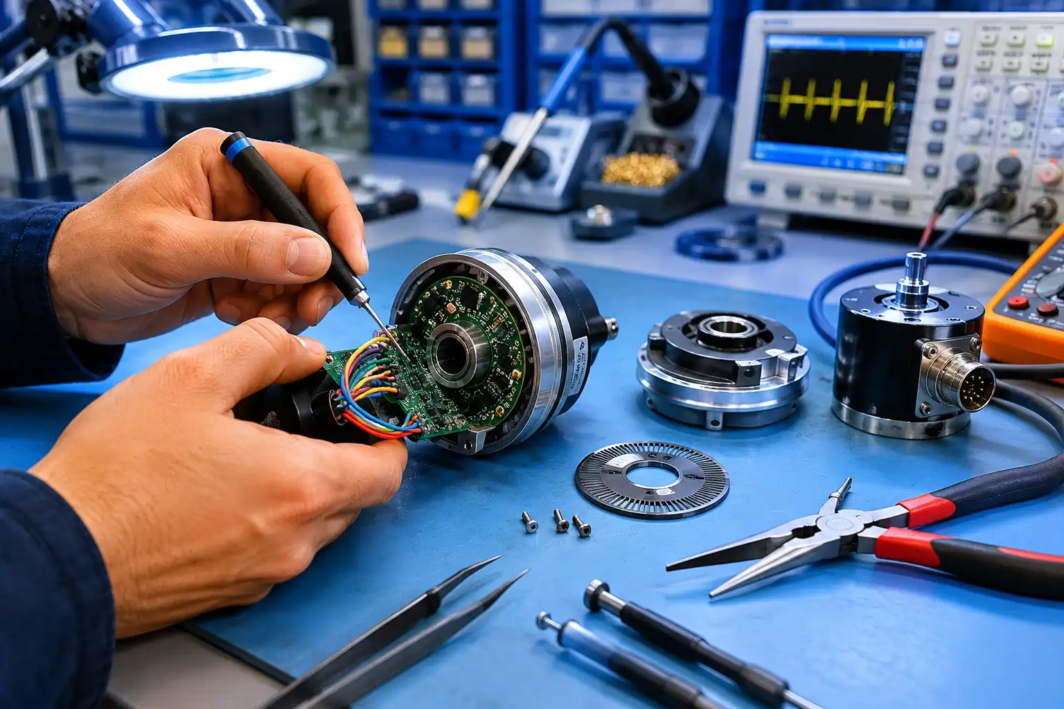 Code Elektronik - Garantili Servo Motor Tamiri ve Enkoder Kalibrasyonu